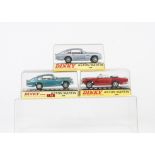 Dinky Toy Cars In Hard Plastic Cases, 110 Aston Martin DB5, metallic red body, 153 Aston Martin