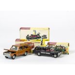Dinky Toys 281 Fiat 2300 Station Wagon 'Pathe News', black body, red interior, 192 Range Rover,