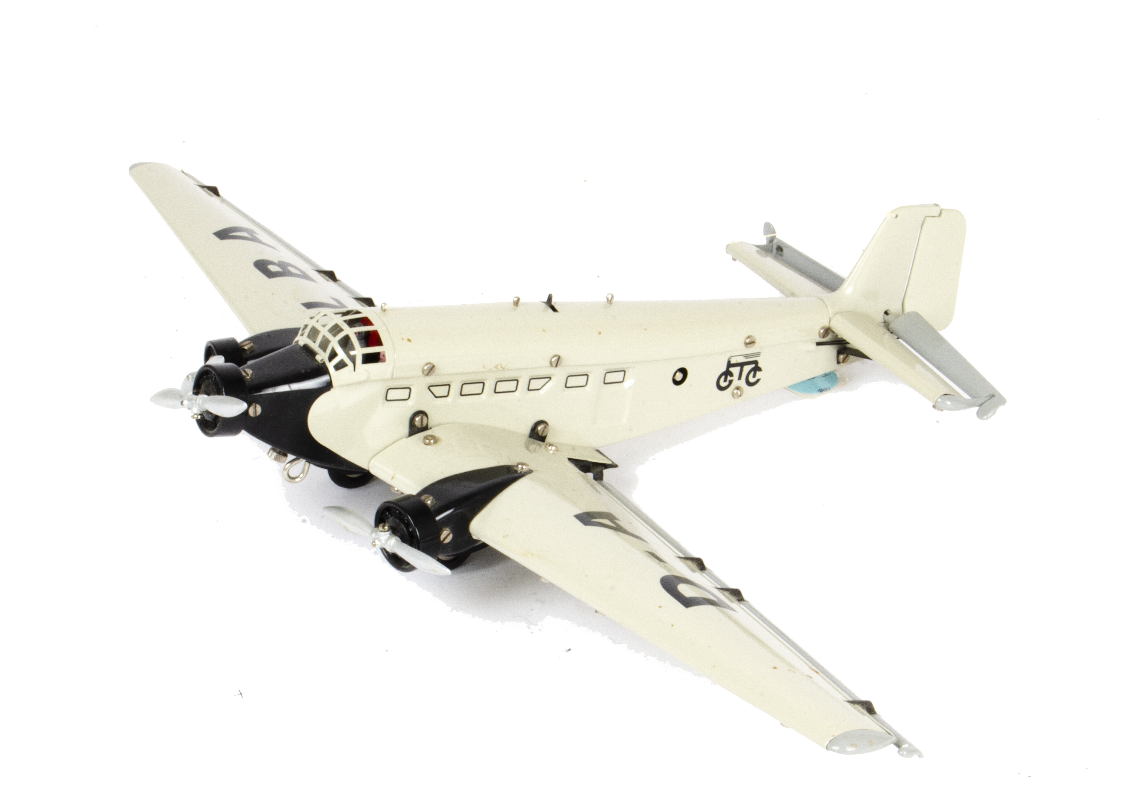 Avion Junkers JU 52 Märklin 1980 Réédition 1990 - Échelle 57 Cm - Neuf En Boîte