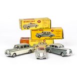 Luxury Cars by Dinky Toys, 150 Rolls-Royce Silver Wraith, 198 Rolls-Royce Phantom V, 194 Bentley