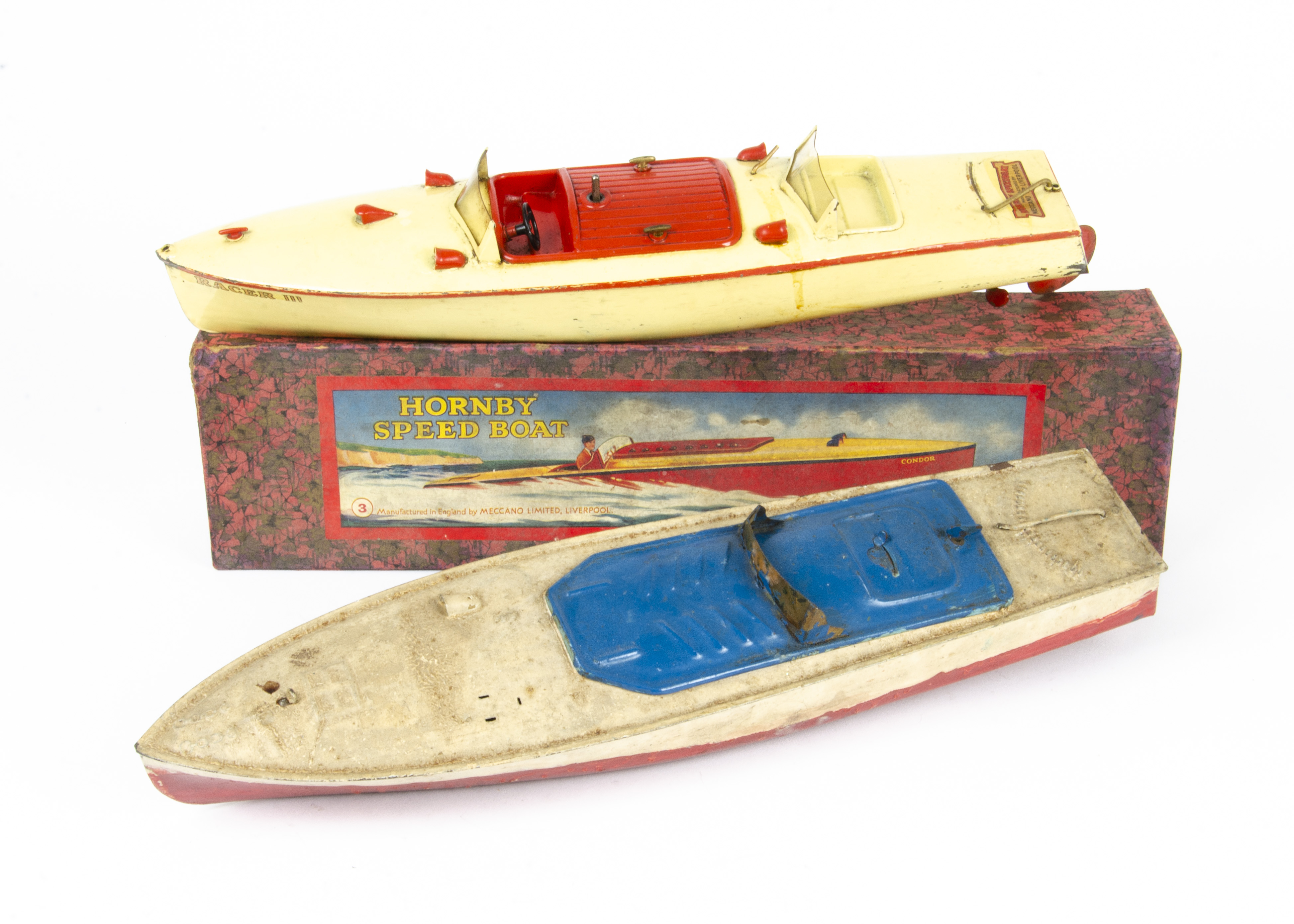 Sold at Auction: A vintage Meccano LTD Hornby Speedboat in box. Box measures 45cm