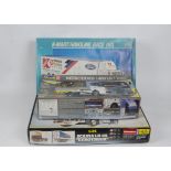 Truck Kits, a boxed group including 1:25 scale Matchbox AMT PK-6605 Peerless Logging Trailer and