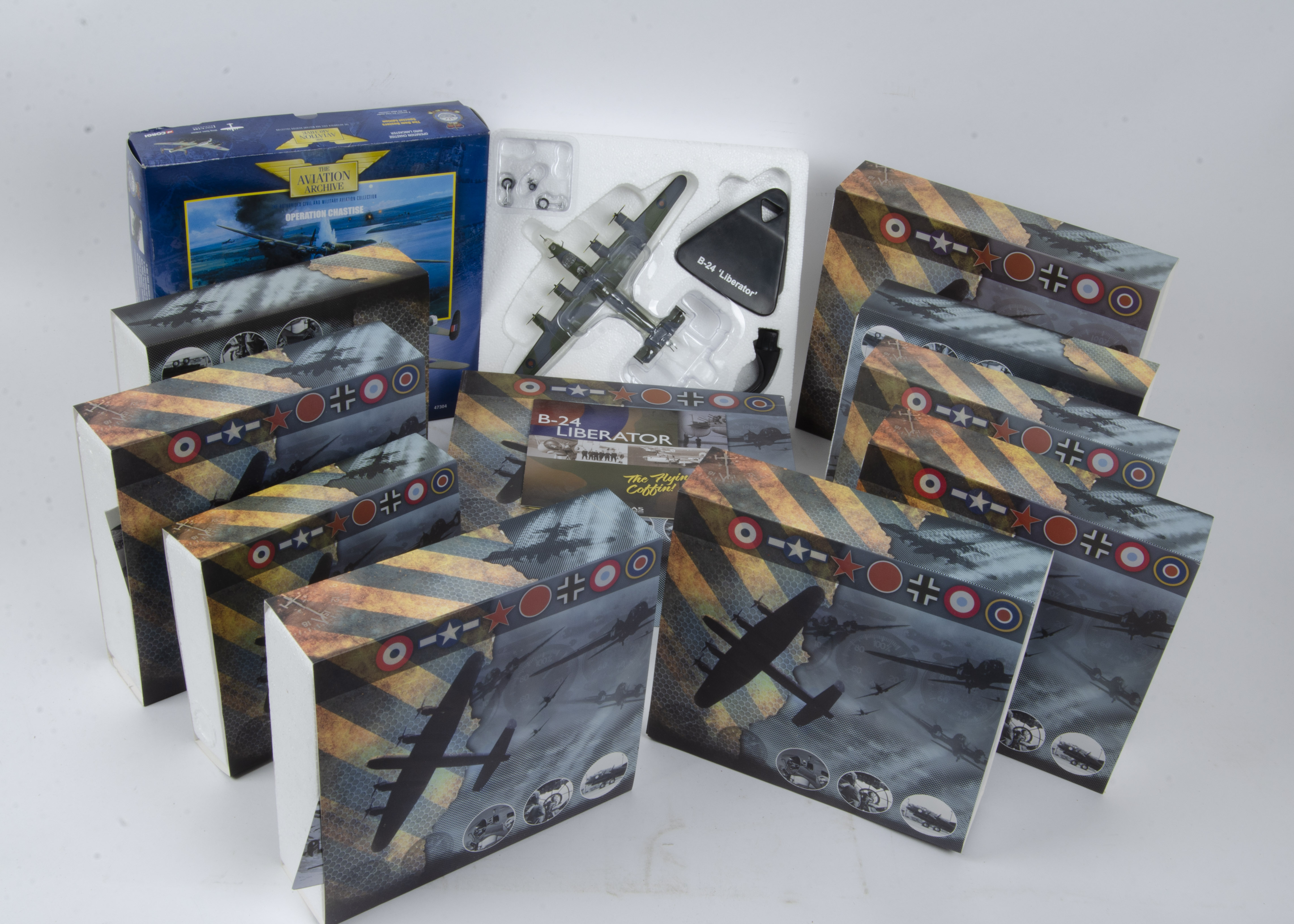 Atlas Editions and Corgi Aircraft, a boxed group including Atlas Editions WWII aircraft (28), all