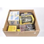 Modern Diecast 1:18 Scale and Smaller, a boxed/packaged collection of private vehicles and