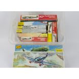 Vintage Continental and American Aircraft Kits, a boxed group including 1:72 scale examples by