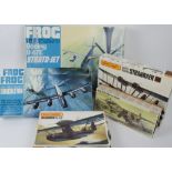 Frog and Matchbox Aircraft Kits, a boxed collection od 1:72 scale examples comprising Frog F417