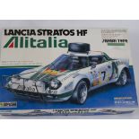 Doyusha Lancia Stratos HF Alitalia Kit, a 1:12 scale example DBS-12-9800, contents factory