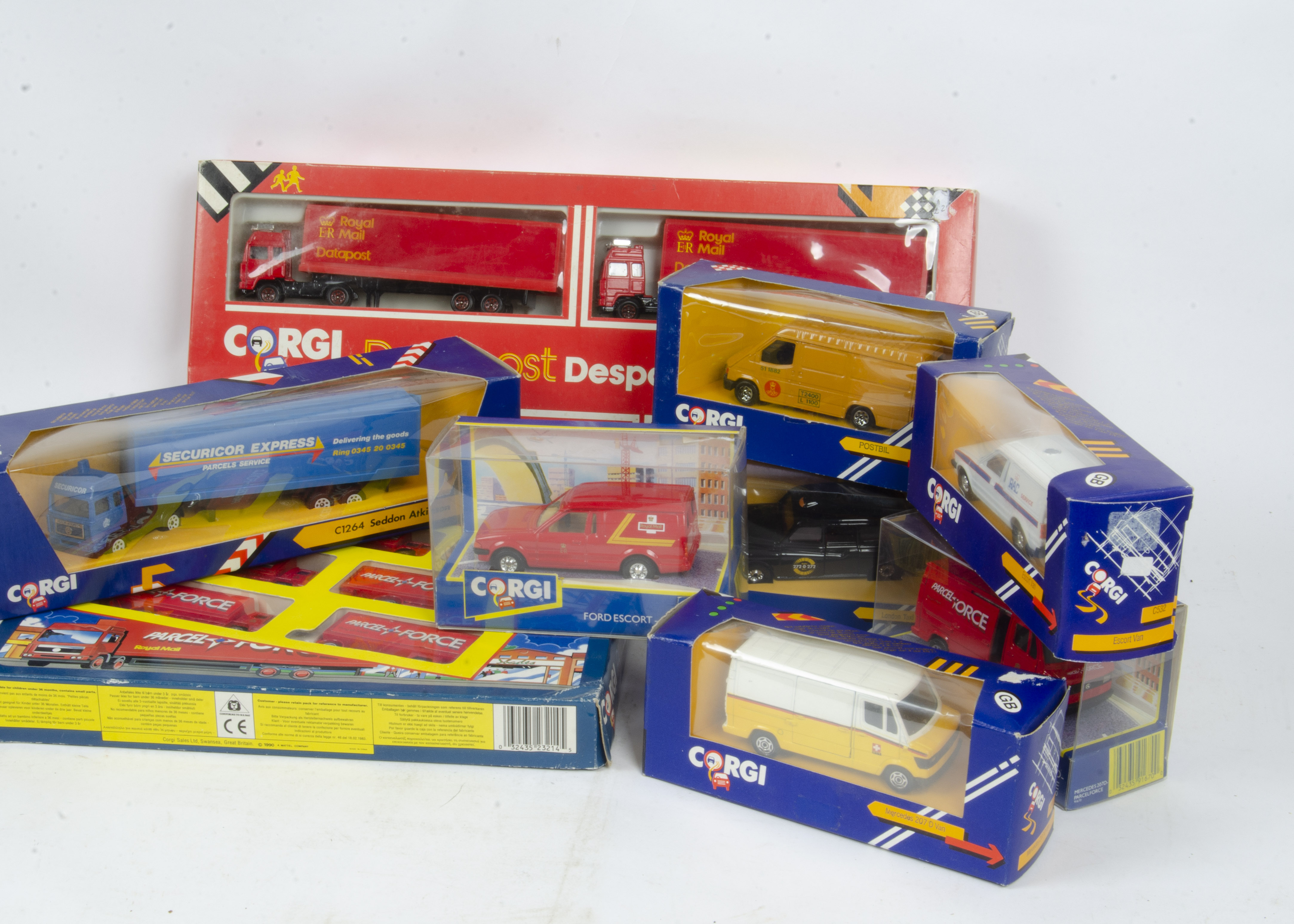 Corgi and Lion Toys Commercial Vehicles, a boxed collection 1970s/80s including Corgi 425 London