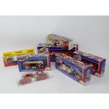 Modern Diecast and Plastic Fire Engines and Related Vehicles, a boxed/packaged group comprising