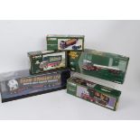 Corgi Classics Eddie Stobart, a boxed/cased group including, Modern Trucks in plastic case 75201 ERF