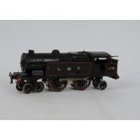 A Hornby O Gauge Clockwork LMS Black Locomotive, a No 2 Special 4-4-2 tank locomotive in lined black