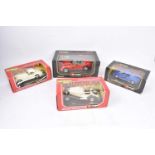 Burago and Revell 1:18/1:24 Scale Vehicles, a boxed collection of private vehicles including 1:18