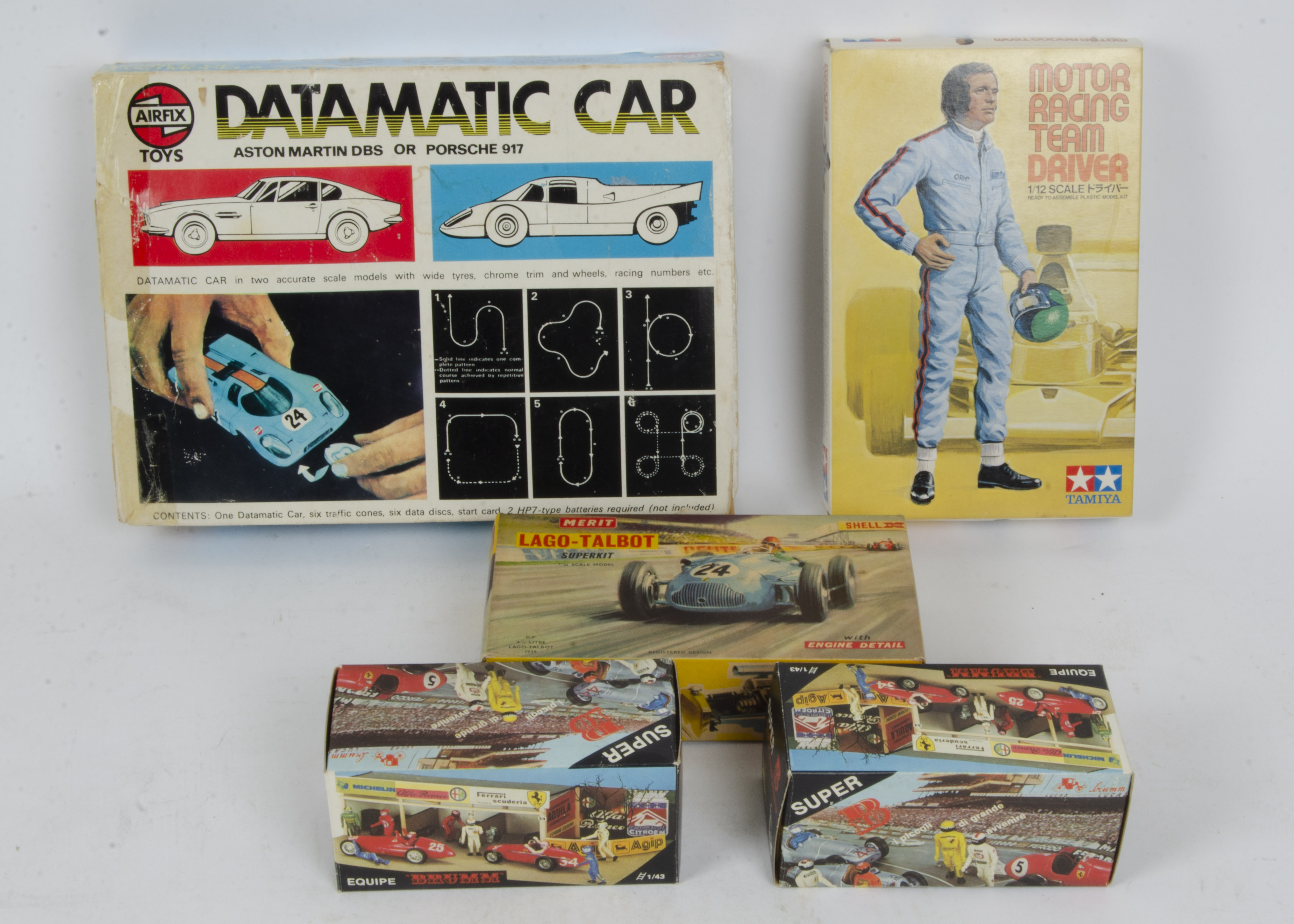 Competition Kits and Airfix Datamatic Slot Car, a boxed Merit 4624 1:24 scale 1949 Lago-Talbot (