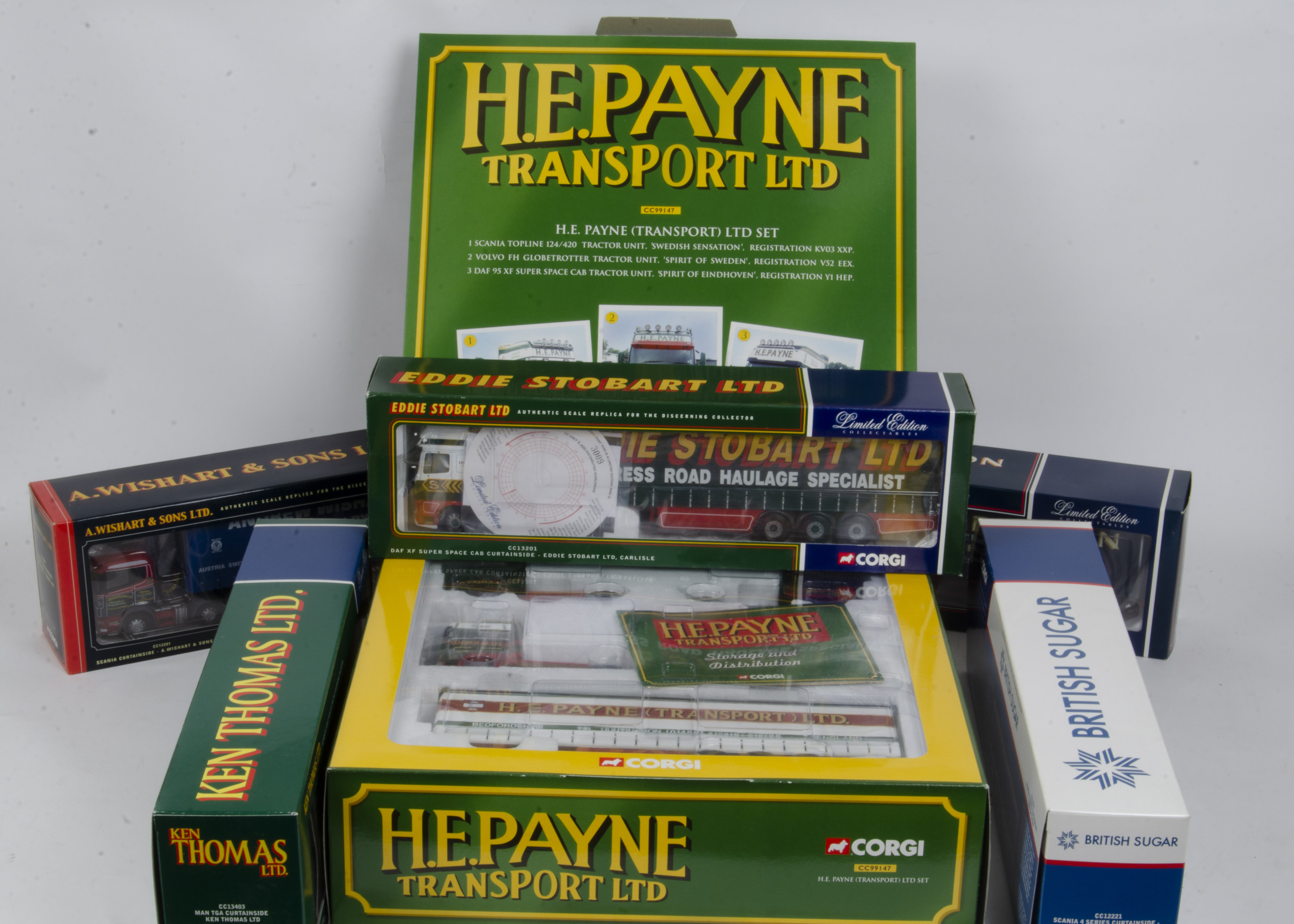 Corgi Haulage Vehicles, a boxed group of Limited edition models comprising,CC99147 H.E.Payne