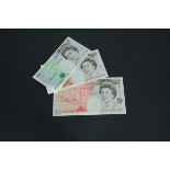 Four modern British bank notes, all from Chief Cashier Merlyn Lowther, including a £50 (K07 163324),