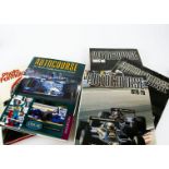 Autocourse, four editions of Autocourse annuals, including 1978-79, 1979-80, 1985-86 and 1995-96 (