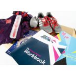 Olympics, a collection of London 2012 Olympic volunteer's items including Adidas trainers,