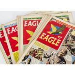 A collection of 40+ 1959 Eagle comics, various conditions (parcel)