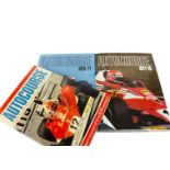 Autocourse, three editions of the Autocourse annuals, comprising 1975-76, 1976-77 (the 25th