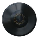 14-inch Pathé disc, 84004/6 Caruso, E lucean / Qui sotto il ciel (condition good in original cover)