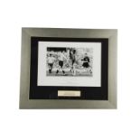 Tottenham Hotspurs, a signed presentation frame, signed Ricky Villa, with reproduction programme and