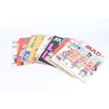 Mad Magazine, a group of 11 vintage Mad Magazines, varies numbers from 13 to 144, AF