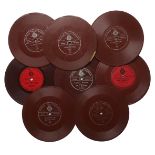 7-inch Nicole records, s/s: 4118, 4120, 4122, 4123 A Country Girl Quadrille; D141 Church Chimes (red