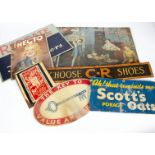 Original Advertising Signs, various signs including a printed metal example Stiffitis for