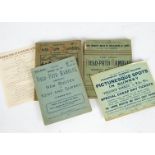 Two early 1900s Field-Path Rambles booklets, complete with three Field-Path Rambles leaflet (5)