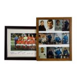 1966 World Cup, a print of the England World Cup team, signed in pen (possibly Facsimile) signed