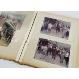 Horse Racing, an owners photograph and scrapbook album for the 1970s race horse Fantan, having