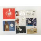 Eight modern Royal Mint fine silver coins, each in presentation pack, including a £100 2015 Big Ben,