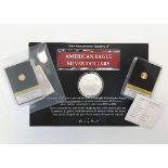 A group of collectable coins, including a four coin 2018 Silver Coins of The World Collection set, a