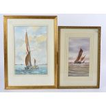 Three Paul Stafford (1957-) watercolours on paper, depicting sailing boats, all signed, assorted