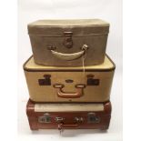1950s Ladies Suitcases, six including examples by Antler, The Revelation, The Airport and a