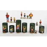 A quantity of Robert Harrop Beano Dandy collectable figurines, all in cyclindrical boxes, to include