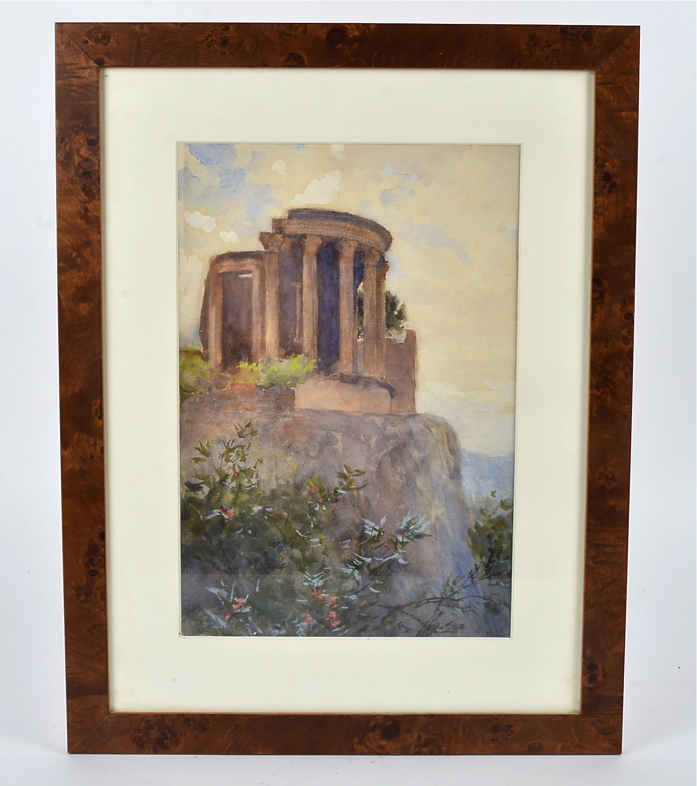 Three 20th Century watercolours attributed to Middleton James RA, depicting historic architecture in - Image 3 of 3