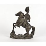 A Heredities bronze effect cast resin sculpture designed by David Geenty, Light Brigade', height
