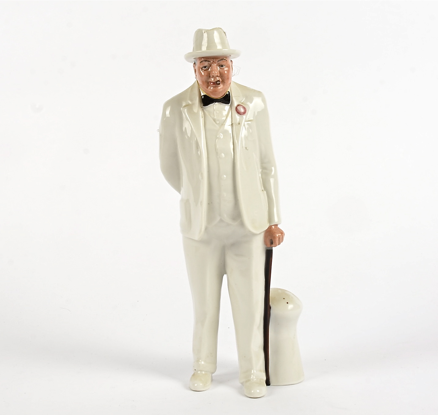 A Royal Doulton figure of Sir Winston Churchill, HN3057 modelled by Adrian Hughes, with original