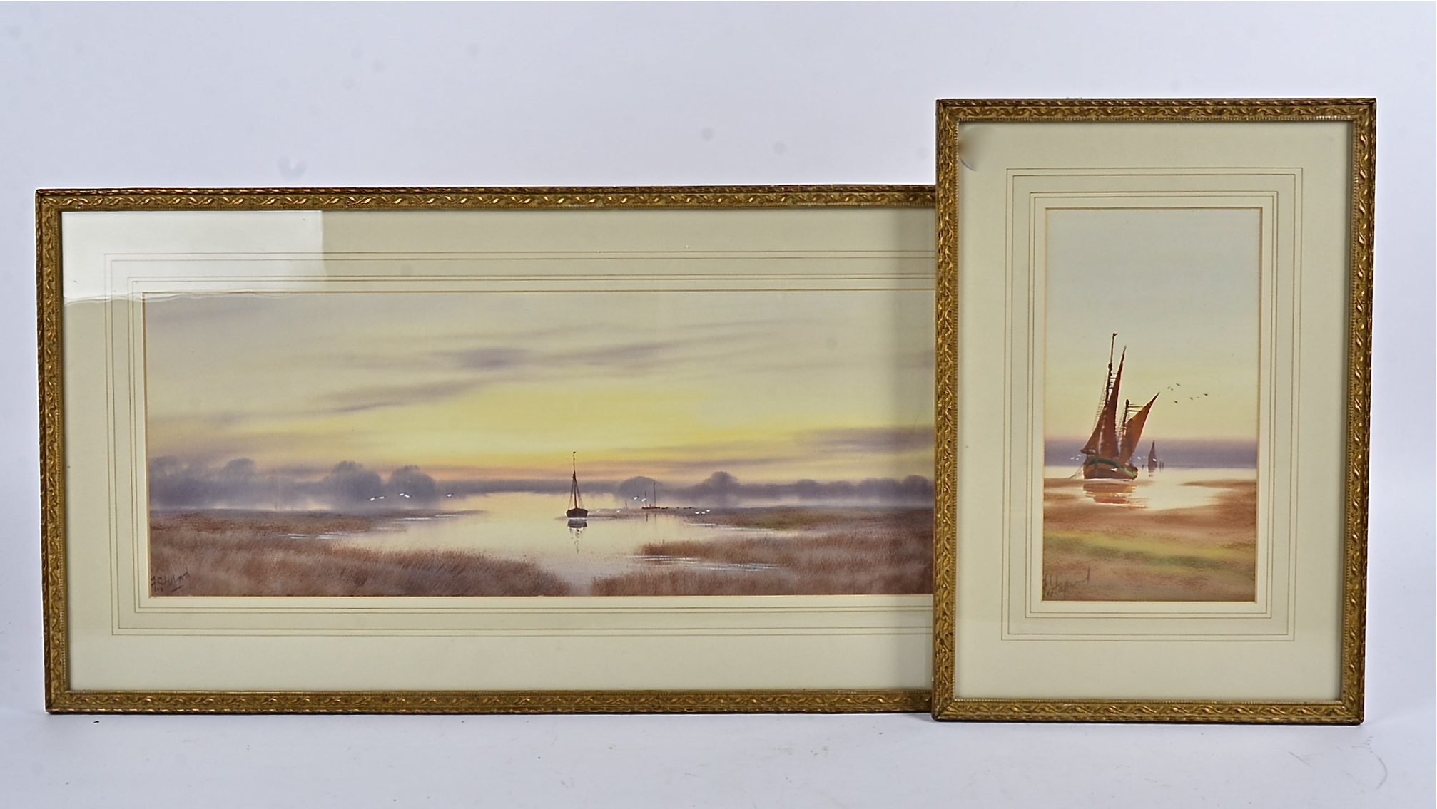 Three Paul Stafford (1957-) watercolours on paper, depicting sailing boats, all signed, assorted - Image 2 of 2