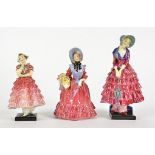 Three Royal Doulton figures, HN1967 Lady Betty Year, HN1340 Priscilla Year 1931, HN1619 Maisie