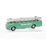 A Tekno (Denmark) No.854 Volvo Money Bank Bus, scarce issue for ~Ulricehamns Sparbank~, green