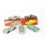 Russian/USSR Politoys & Mebetoys Copies, Maserati Mistral, Mercedes-Benz 230 SL, in original