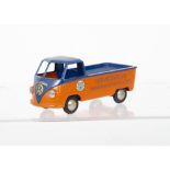 A Tekno (Denmark) No.416 Volkswagen ~SMC~ Pick-Up, type 1, dark blue over orange body, ~