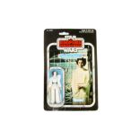 Vintage Star Wars Kenner ESB Princess Leia Organa Action Figure, on punched 41 back card, figure