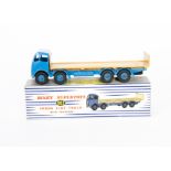 A Dinky Supertoys 903 Foden Flat Truck With Tailboard, scarce 2nd type mid-blue cab, chassis and