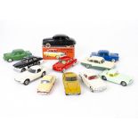 Restored Tekno/Kirk Cars, including No.823 Taunus 17M, in repro box, No.828 Volvo 1500 (3), No.825