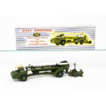 A Dinky Supertoys 666 Missile Erector Vehicle, with Corporal Missile and Launching Platform, in