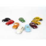 Tekno (Denmark) No.819 Volkswagen Saloon, nine fully restored examples in differing colours,