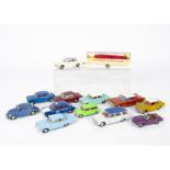 1960s-70s Dinky Toy Cars, 172 Fiat 2300 Station Wagon, 114 Triumph Spitfire, metallic purple, 171